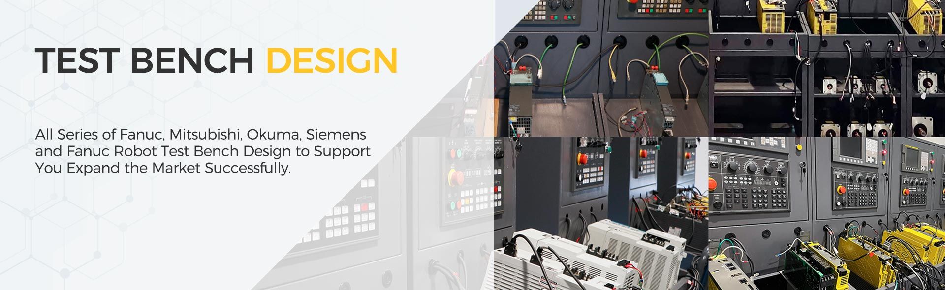 Songwei CNC provides All Series of Fanuc, Mitsubishi, Okuma, Siemens and Fanuc Robot Test Bench Design and build to Support You Expand the Market Successfully.