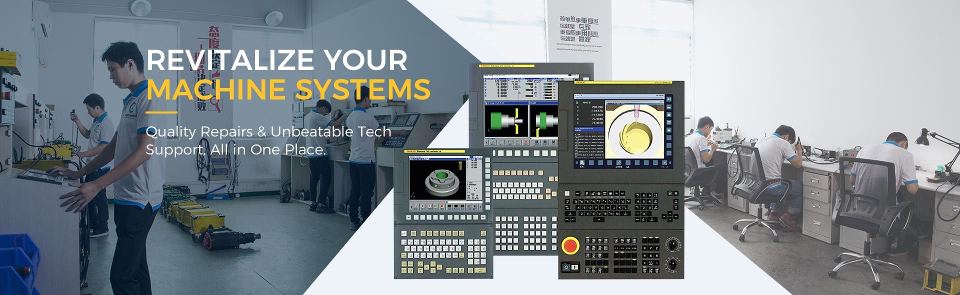 All Parts Like Siemens, Fanuc, Okuma, Heidehain, Mitsubishi, Yaskawa And So On With Techology Guidance! Repair Rate Up To 98%!