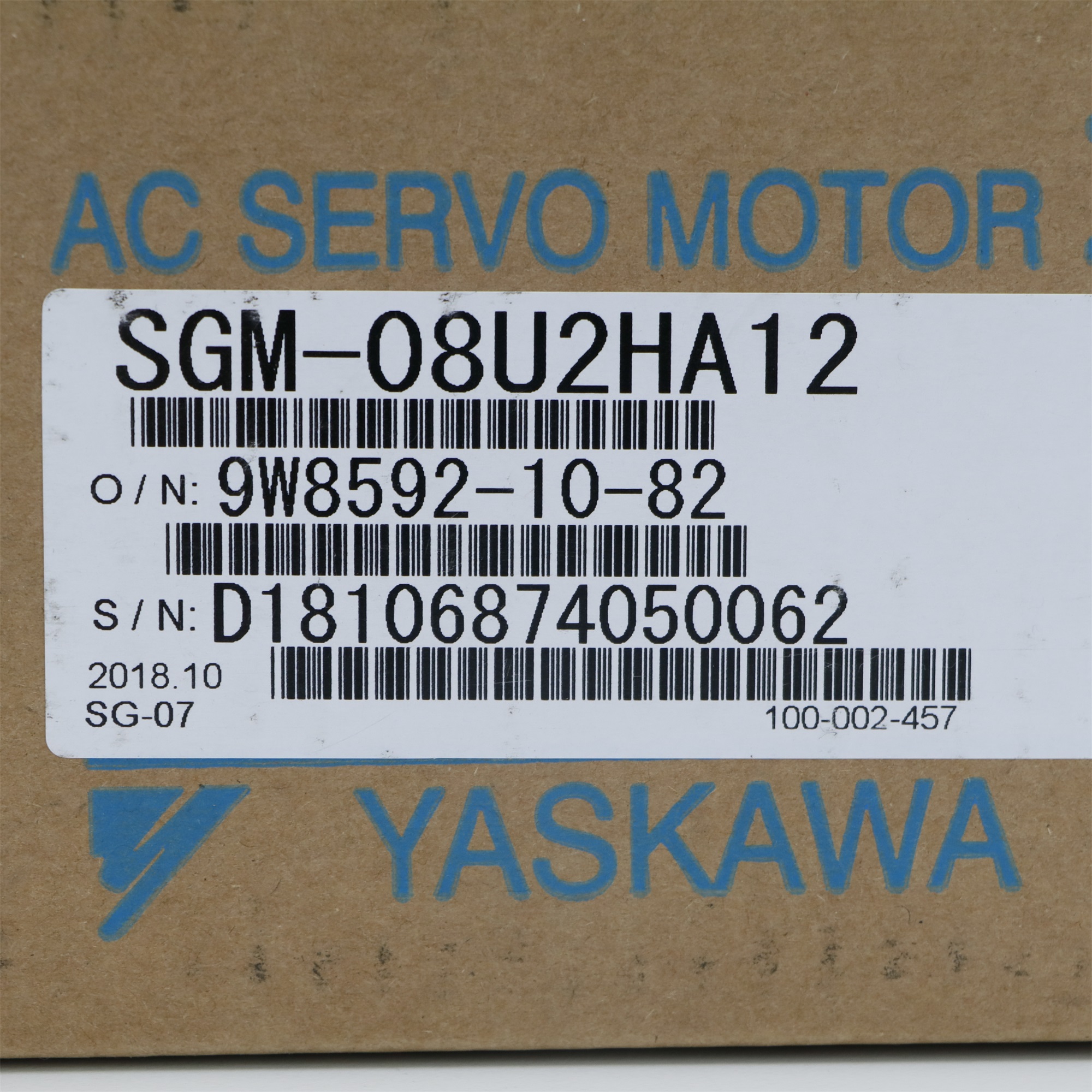 SGM-08U2HA12 YASKAWA