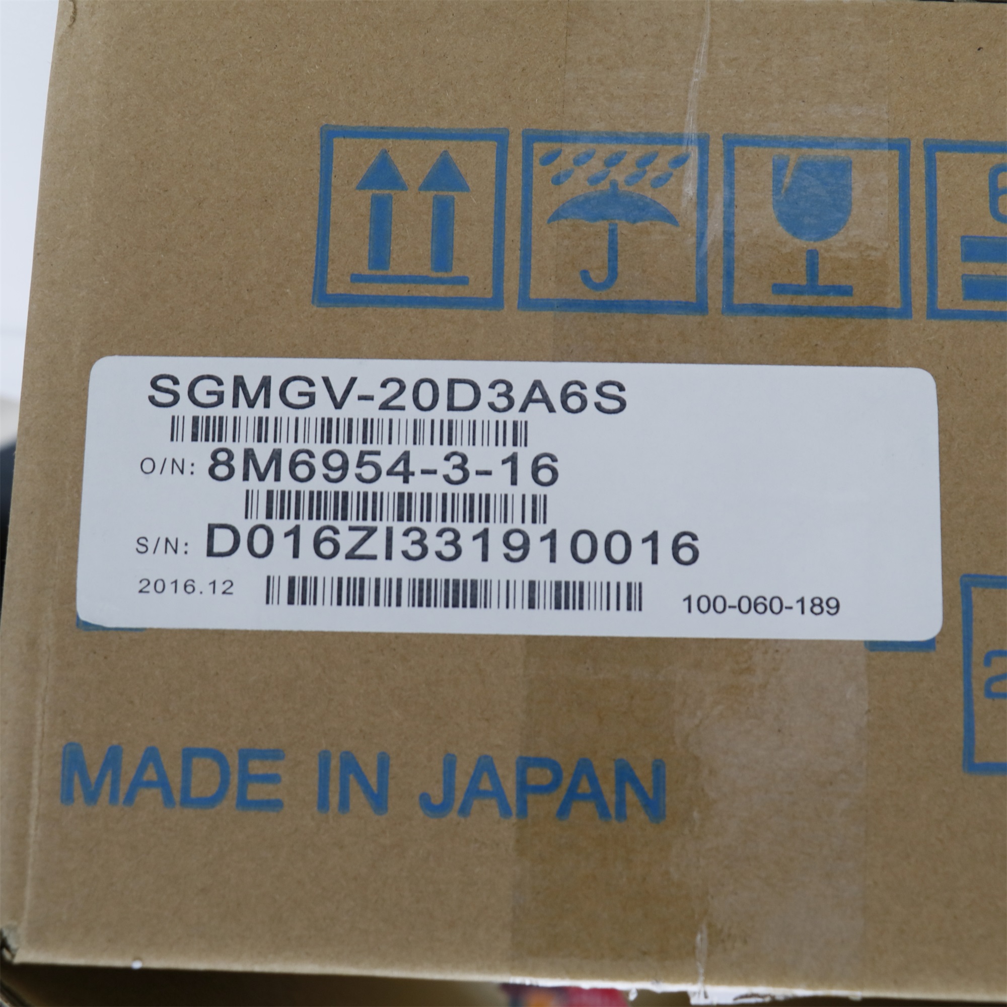 SGMGV-20D3A6S YASKAWA