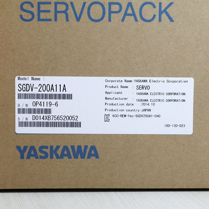 SGDV-200A11A YASKAWA