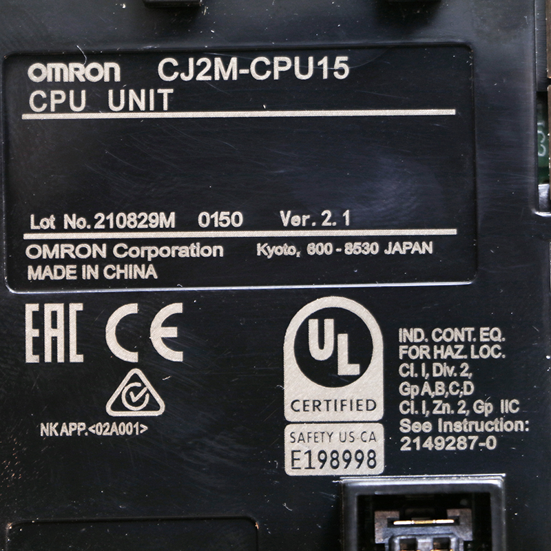 CJ2M-CPU15 OMRON