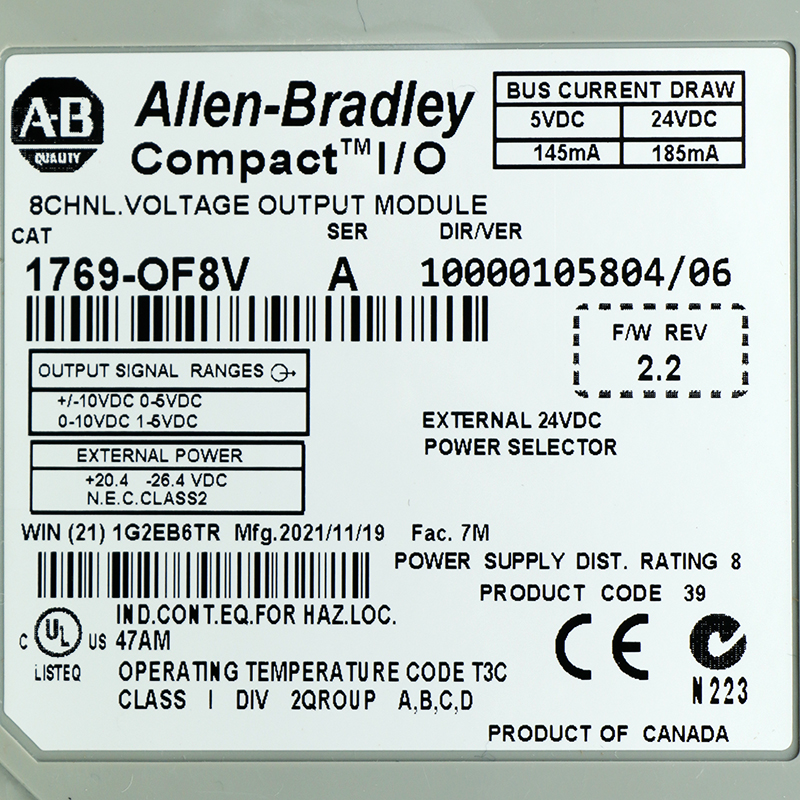 1769-OF8V Allen-Bradley
