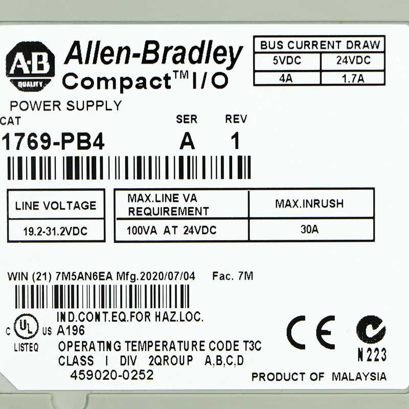 1769-PB4 Allen-Bradley
