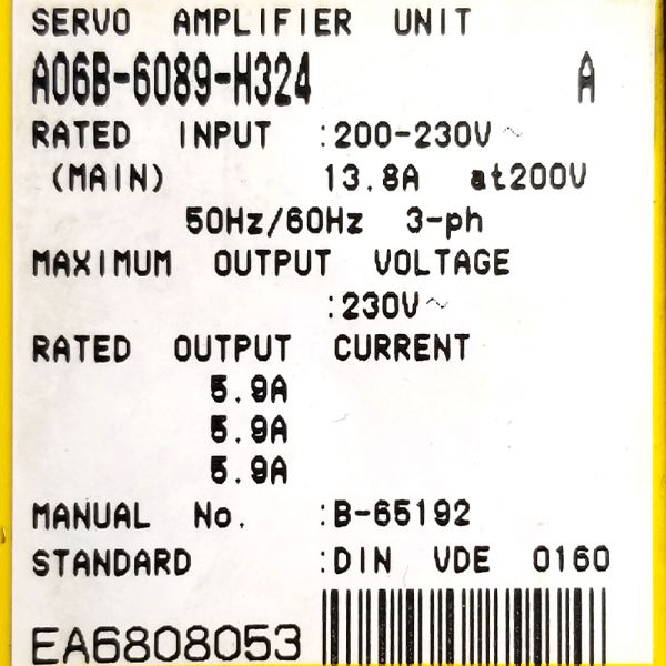 A06B-6089-H324 - 61737