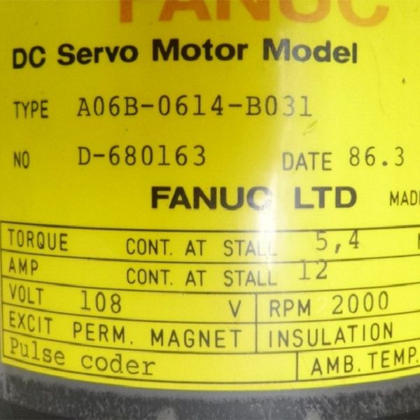 A06B-0614-B031 - 62486