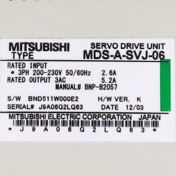 MDS-A-SVJ-06 - 63255