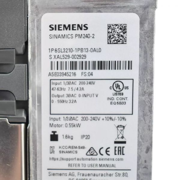 6SL3210-1PB13-0AL0 - 63357