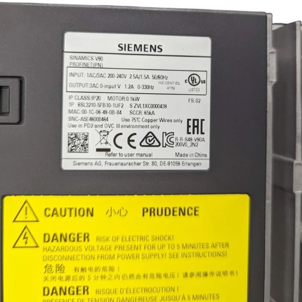 6SL3210-5FB10-1UF2 - 63426