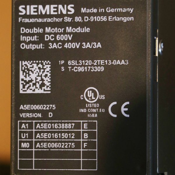 6SL3120-2TE13-0AA3 - 63452