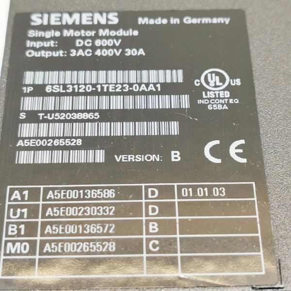 6SL3120-1TE23-0AA1 - 63460