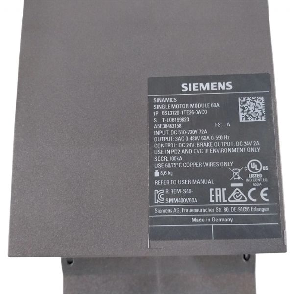 6SL3120-1TE26-0AC0 - 63462