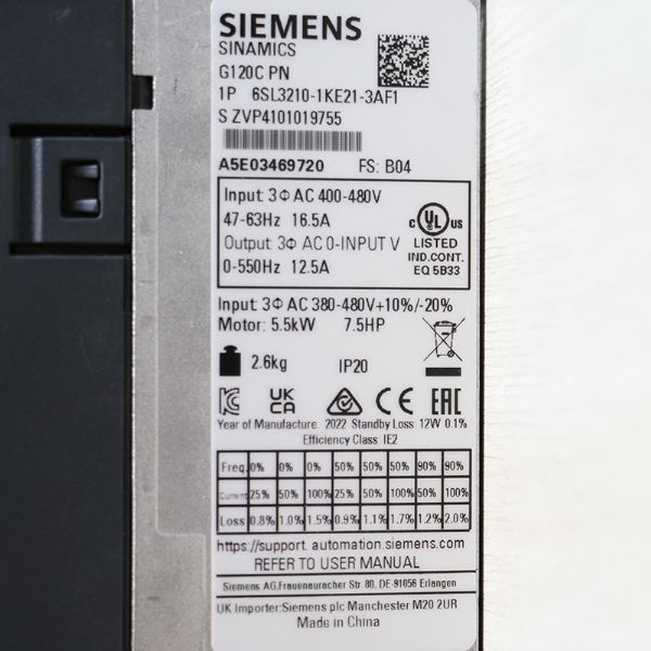 6SL3210-1KE21-3AF1 - 61682