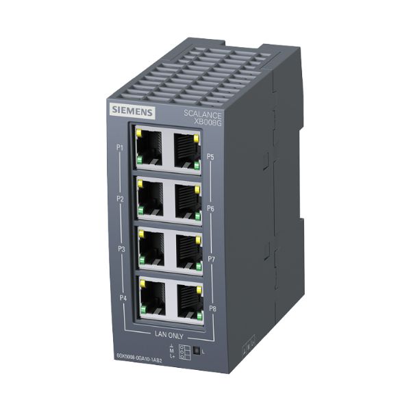 Siemens electric switch module 6GK5008-0BA10-1AB2 - 4536